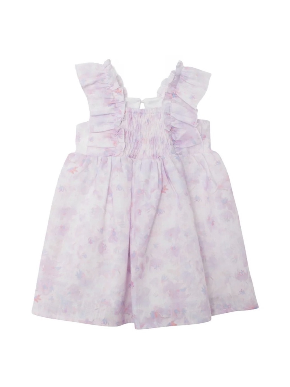 Isobella & Chloe 12 month lilac dreams floral ruffle toddler baby dress like new